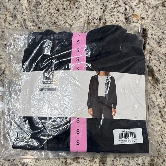 NWT Member's Mark Black Women's Travel Jacket (Size S) - Picture 5 of 7